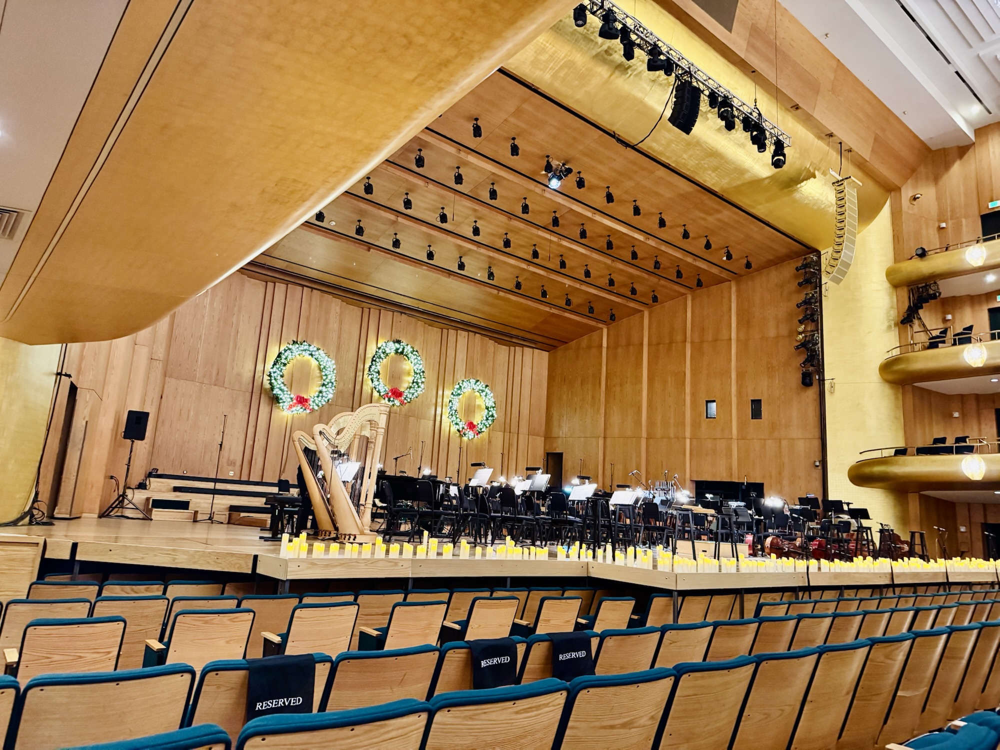 Pre-concert Stage at Abravanel Hall with Jared Harding Wilson