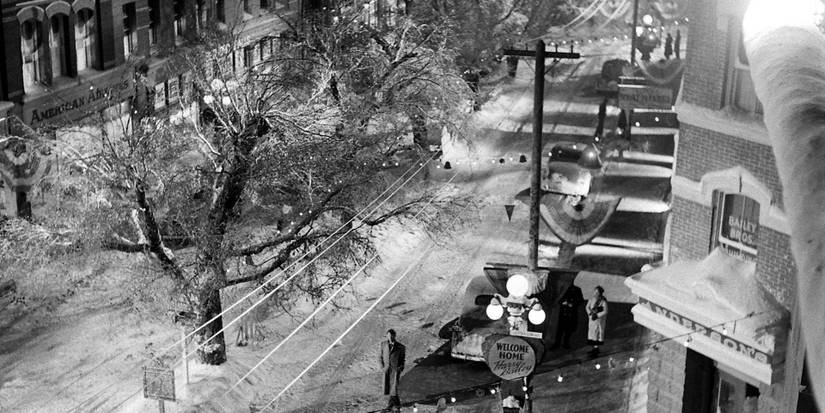 Snow Scene 🎬 in It’s a Wonderful Life the movie