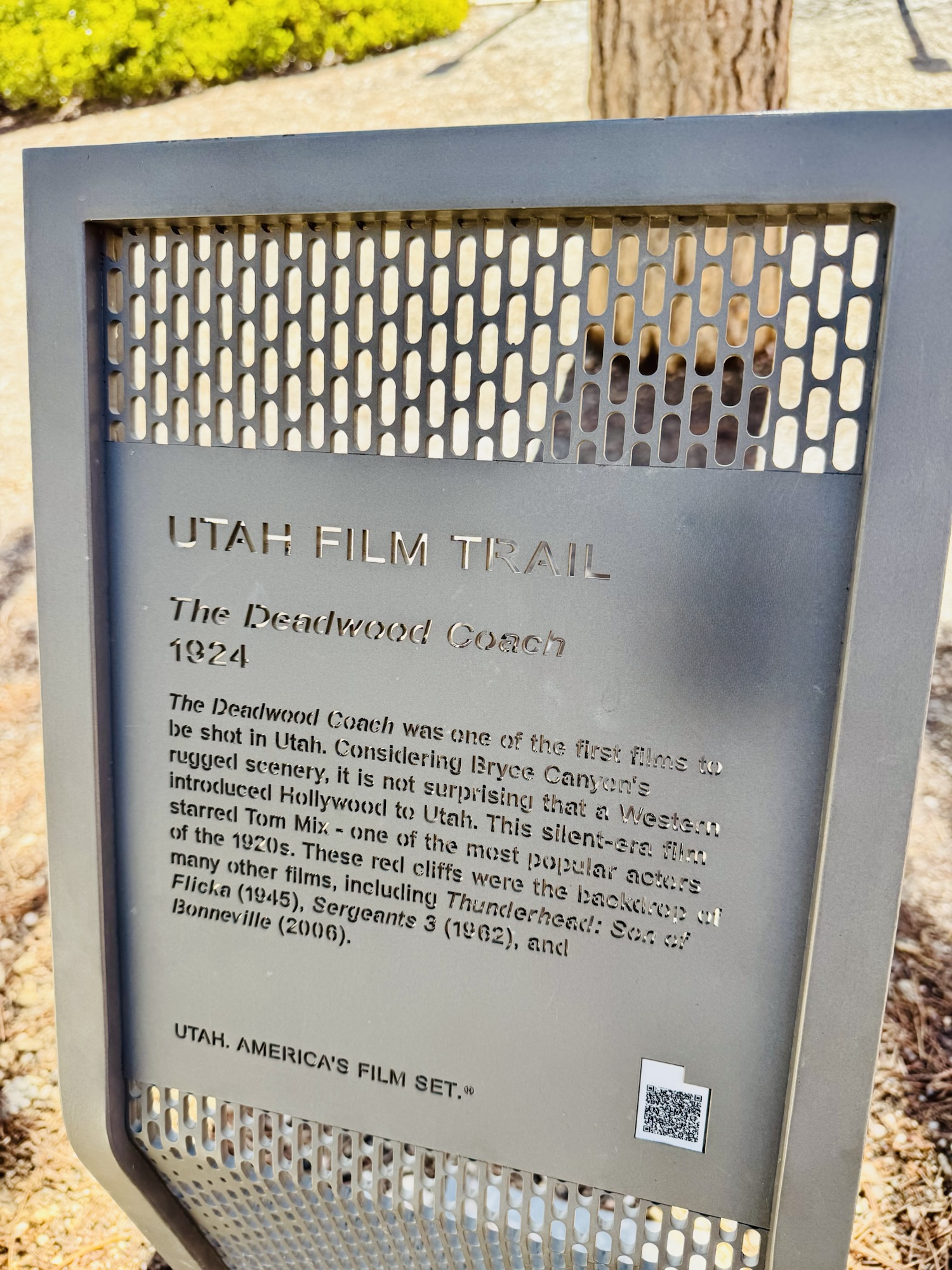 Utah Film 🎥 Trail Sign 🪧 Listing Movies 🍿 Filmed in Utah