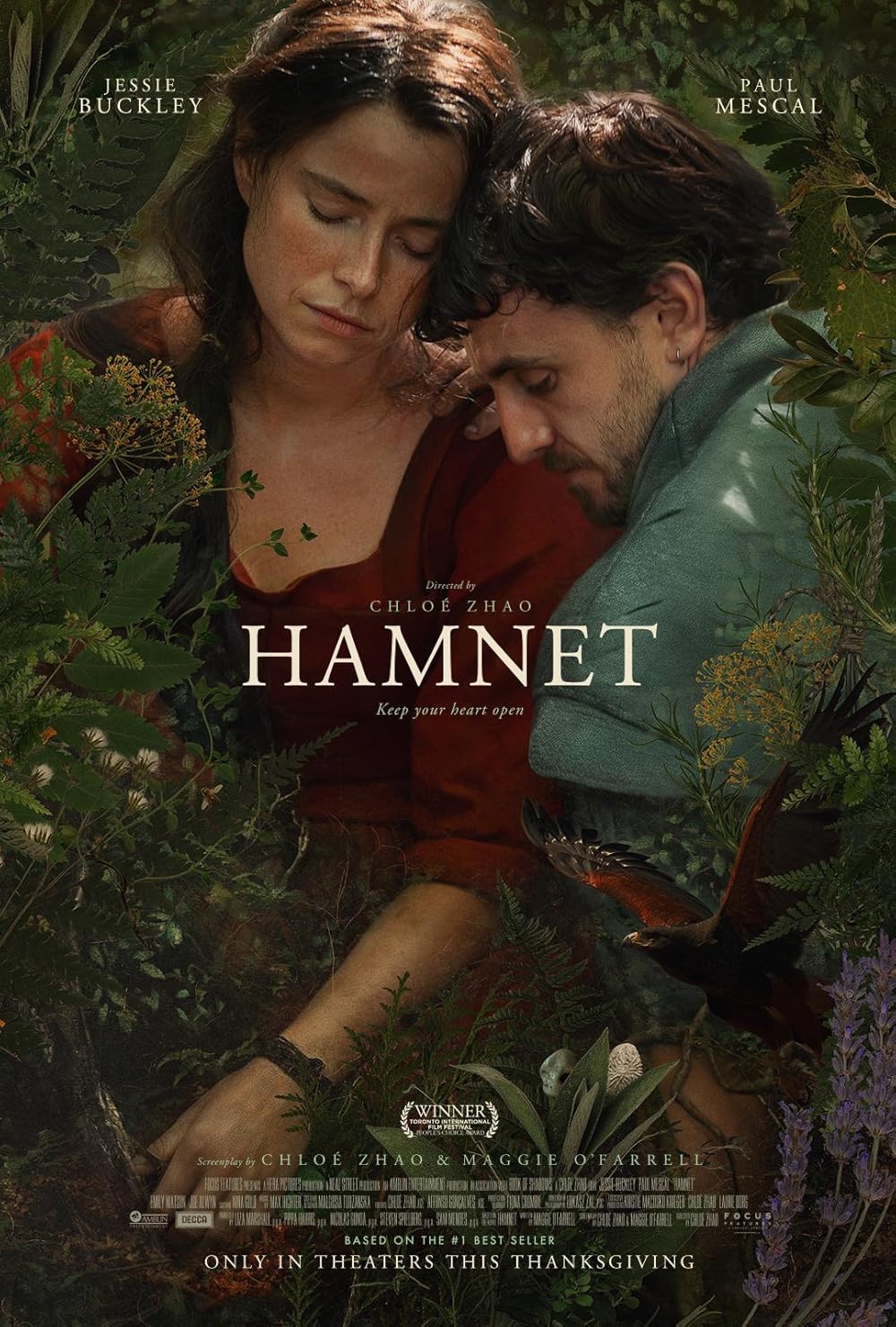 Hamnet Movie Poster 🎥 With Agnes And William Shakespeare